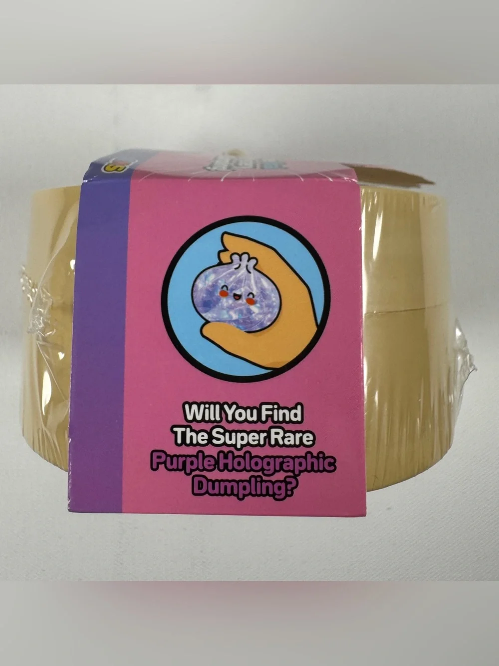 RMS Crazy Fun Mystery Purple Holographic Edition Squishy Dumpling Bun
